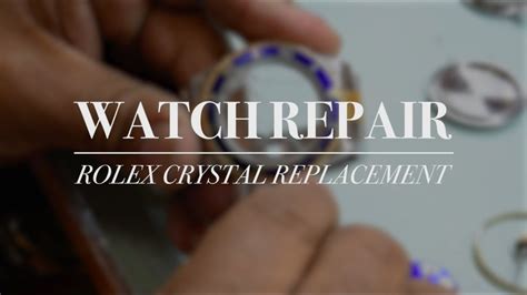 Rolex sapphire crystal replacement cost